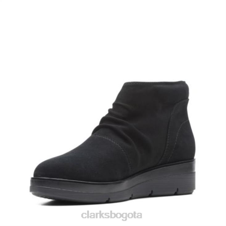 Clarks 0DX8L4133 shaylup clarks gamuza negra unisexo ante negro
