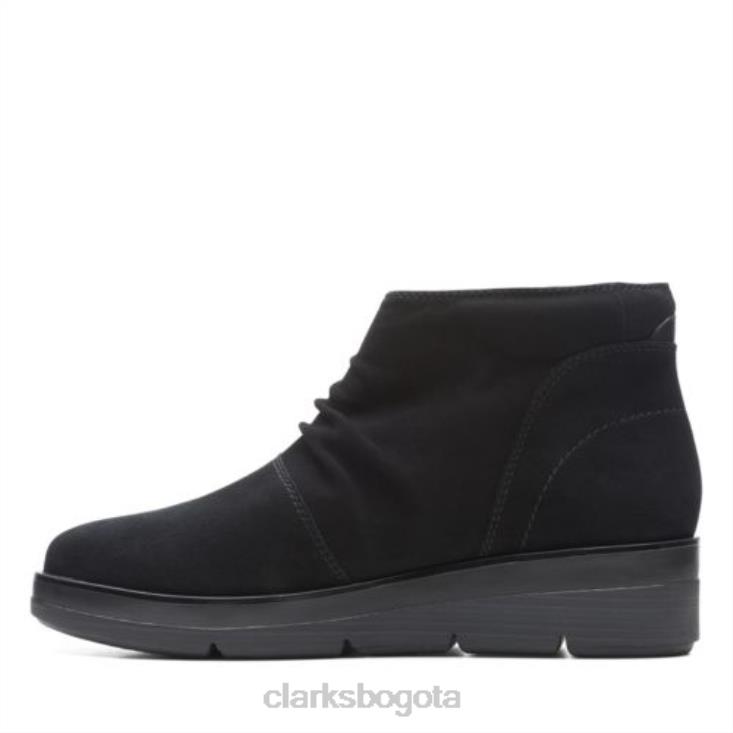 Clarks 0DX8L4133 shaylup clarks gamuza negra unisexo ante negro