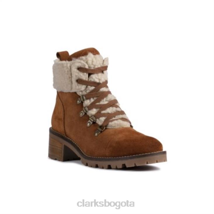 Clarks 0DX8L4141 roseleigh sky clarks ante tostado oscuro unisexo gamuza bronceada oscura