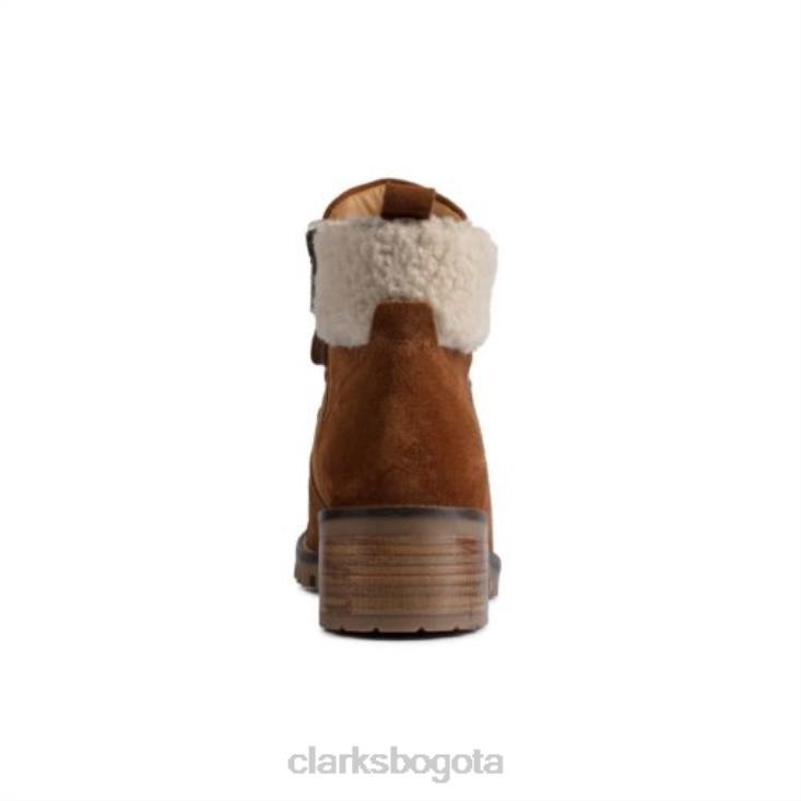 Clarks 0DX8L4141 roseleigh sky clarks ante tostado oscuro unisexo gamuza bronceada oscura