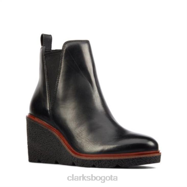 Clarks 0DX8L4142 clarks clarkford top cuero negro unisexo cuero negro