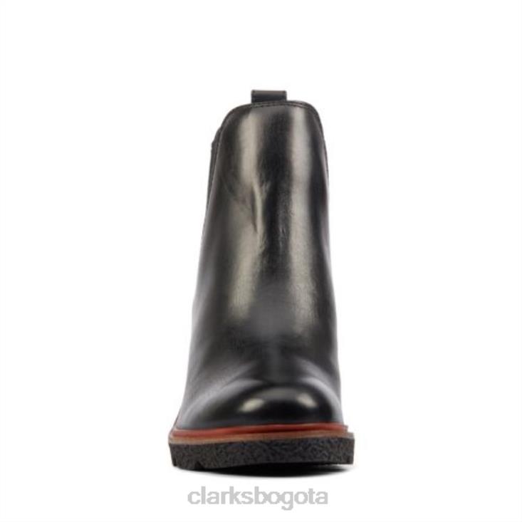 Clarks 0DX8L4142 clarks clarkford top cuero negro unisexo cuero negro