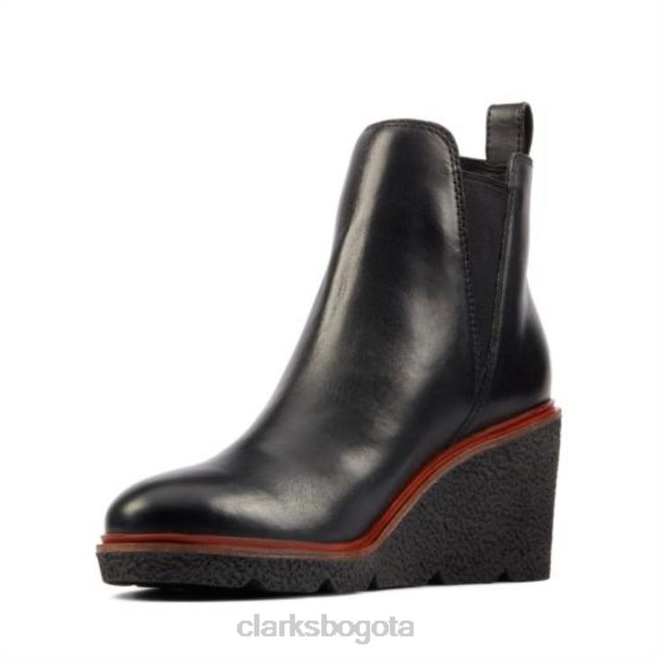 Clarks 0DX8L4142 clarks clarkford top cuero negro unisexo cuero negro