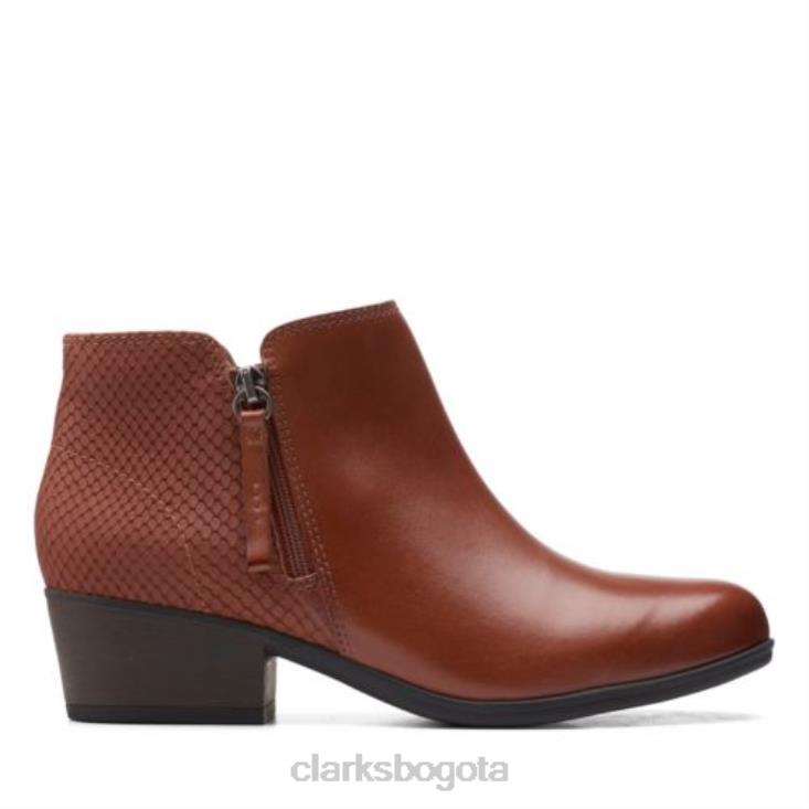 Clarks 0DX8L4143 adreena esperanza clarks mahoga ny unisexo caoba