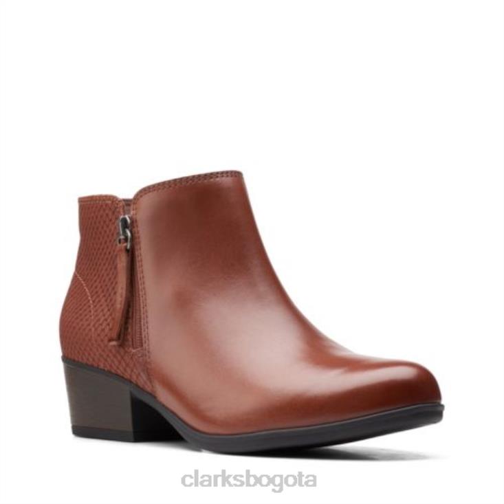 Clarks 0DX8L4143 adreena esperanza clarks mahoga ny unisexo caoba
