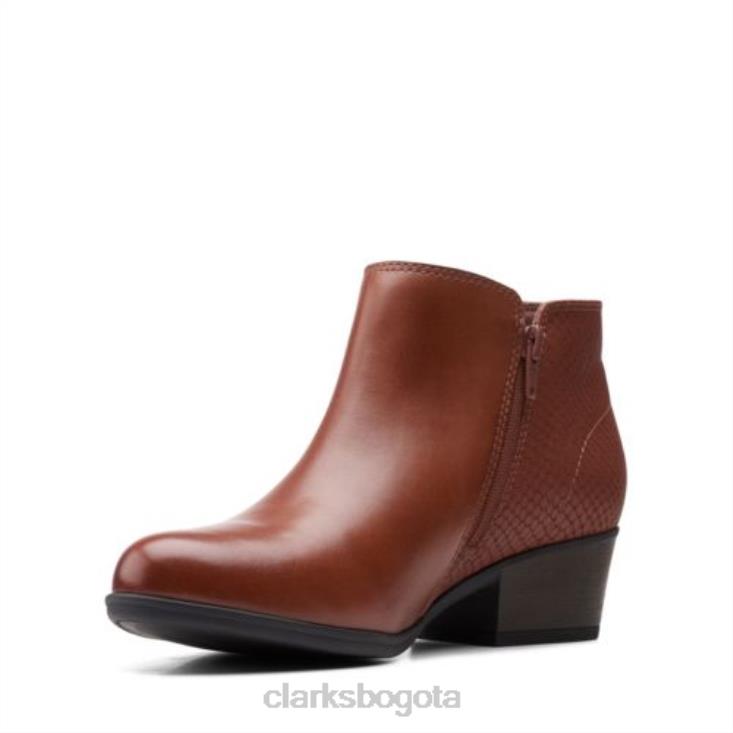 Clarks 0DX8L4143 adreena esperanza clarks mahoga ny unisexo caoba