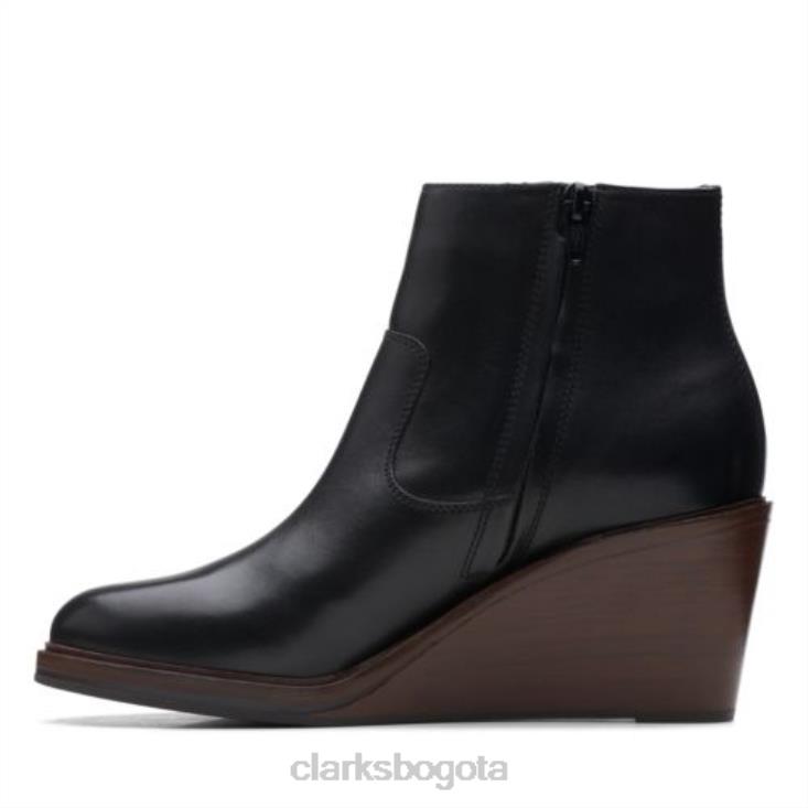 Clarks 0DX8L4145 clarks cuero negro clarkdale2 cremallera unisexo cuero negro