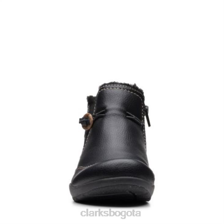 Clarks 0DX8L4152 clarks de cuero negro rosevilleaster unisexo cuero negro
