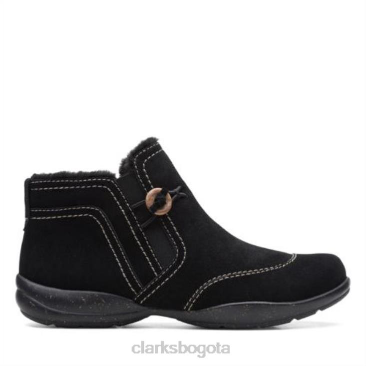 Clarks 0DX8L4153 clarks ante negro rosevilleaster unisexo ante negro