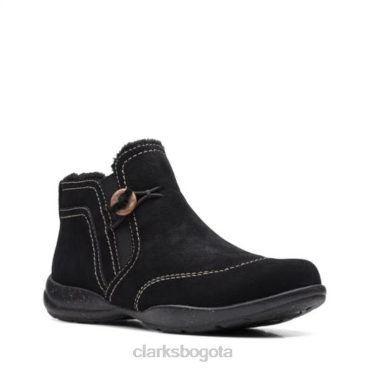 Clarks 0DX8L4153 clarks ante negro rosevilleaster unisexo ante negro