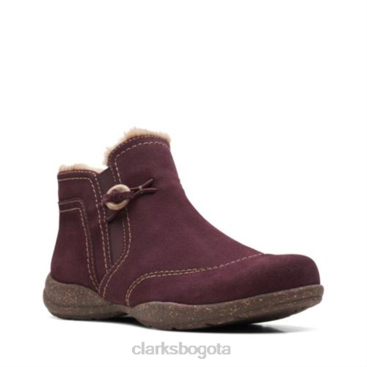 Clarks 0DX8L4154 clarks rosevilleaster ante burdeos unisexo ante burdeos