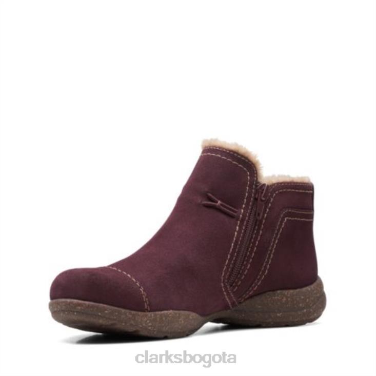 Clarks 0DX8L4154 clarks rosevilleaster ante burdeos unisexo ante burdeos