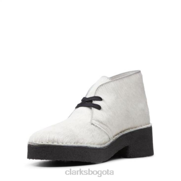 Clarks 0DX8L4162 clarks arisa desierto blanquecino peludo unisexo blanquecino peludo