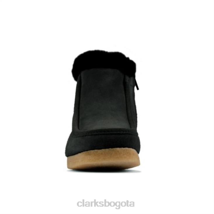 Clarks 0DX8L4165 wallabee frost clarks negro sde unisexo negro