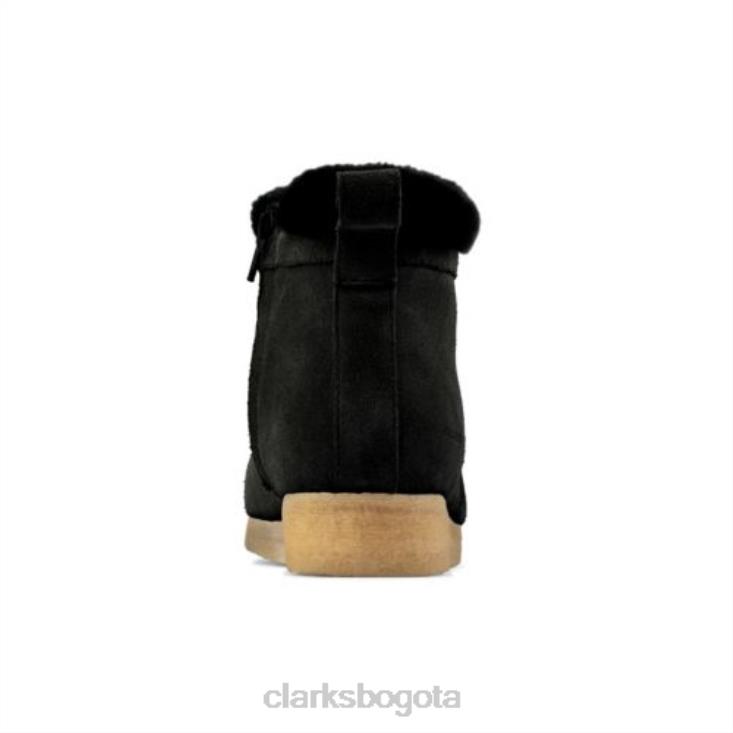Clarks 0DX8L4165 wallabee frost clarks negro sde unisexo negro