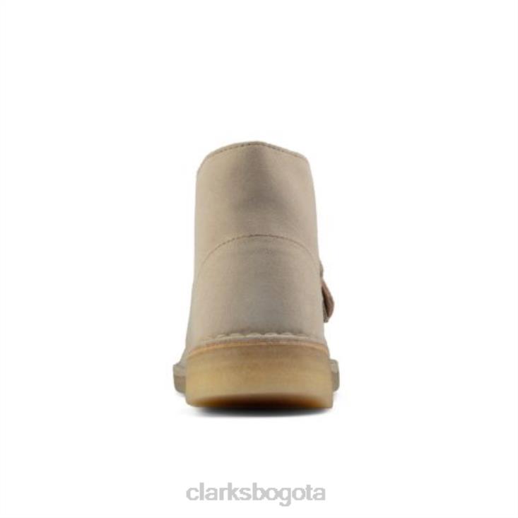 Clarks 0DX8L4167 bota safari clarks ante blanco roto mujer gamuza blanca