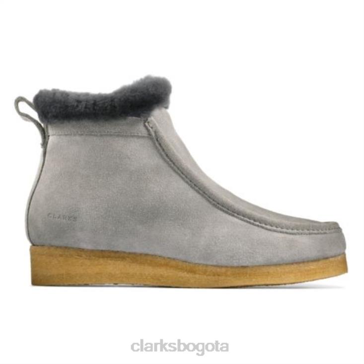 Clarks 0DX8L4169 clarks azul gris ante wallabee frost unisexo gamuza gris azul