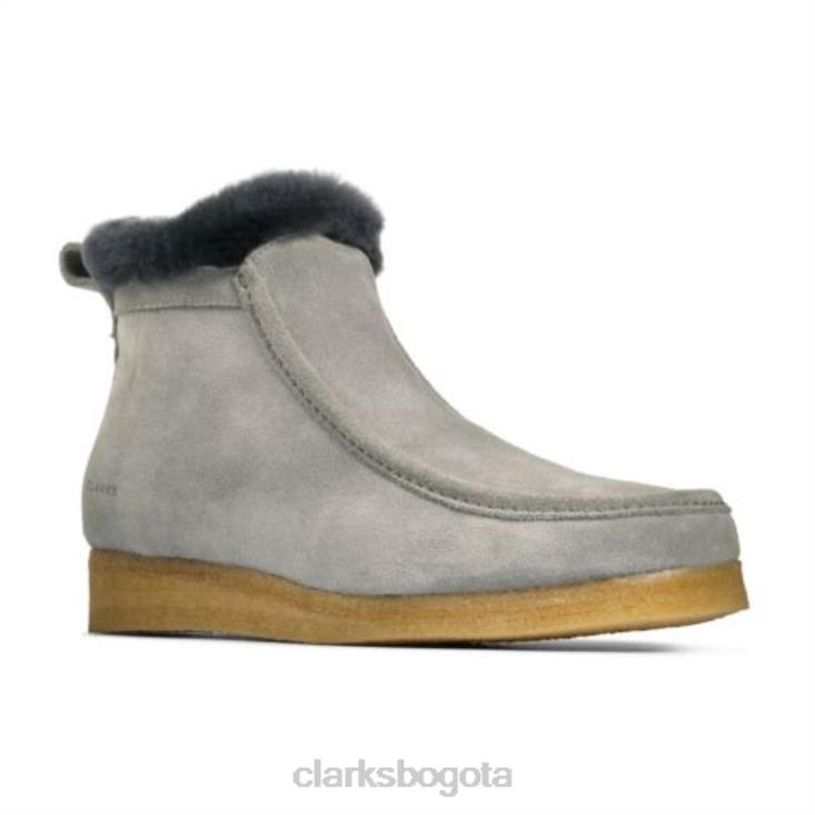 Clarks 0DX8L4169 clarks azul gris ante wallabee frost unisexo gamuza gris azul