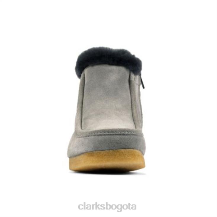 Clarks 0DX8L4169 clarks azul gris ante wallabee frost unisexo gamuza gris azul