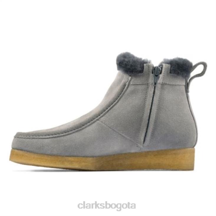 Clarks 0DX8L4169 clarks azul gris ante wallabee frost unisexo gamuza gris azul