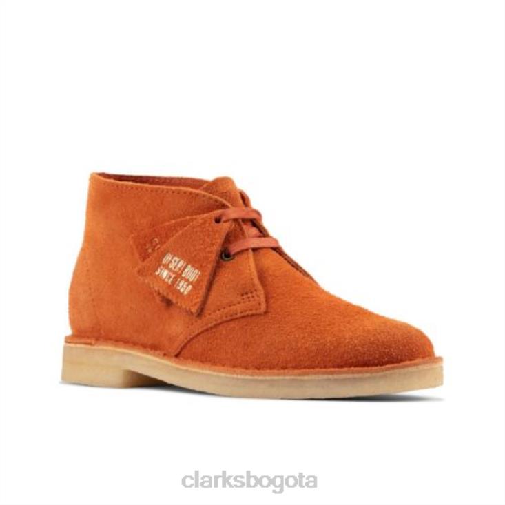 Clarks 0DX8L4173 bota desierto clarks ginger ante mujer gamuza jengibre