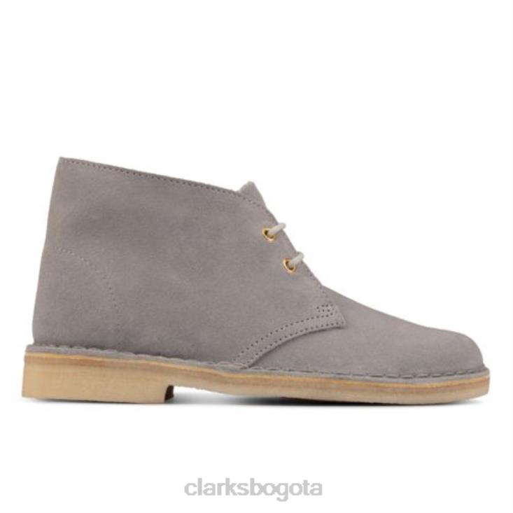 Clarks 0DX8L4175 bota safari clarks ante azul gris mujer gamuza gris azul