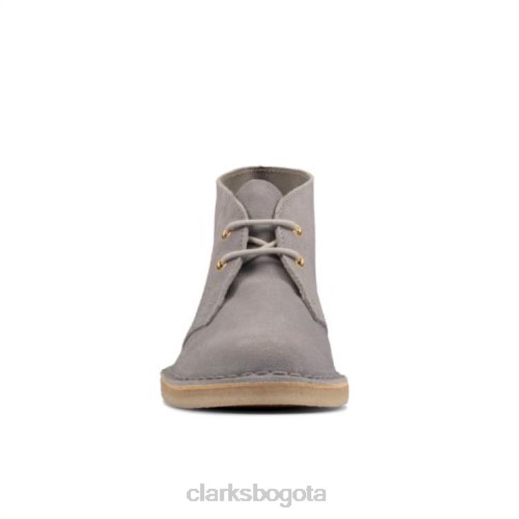 Clarks 0DX8L4175 bota safari clarks ante azul gris mujer gamuza gris azul