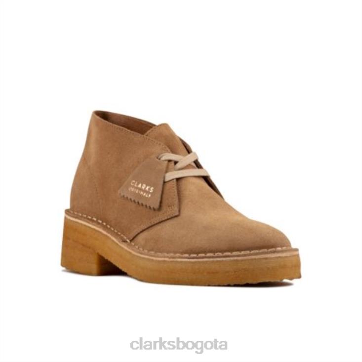 Clarks 0DX8L4176 clarks ante arena oscuro arisa desert unisexo gamuza arena oscura
