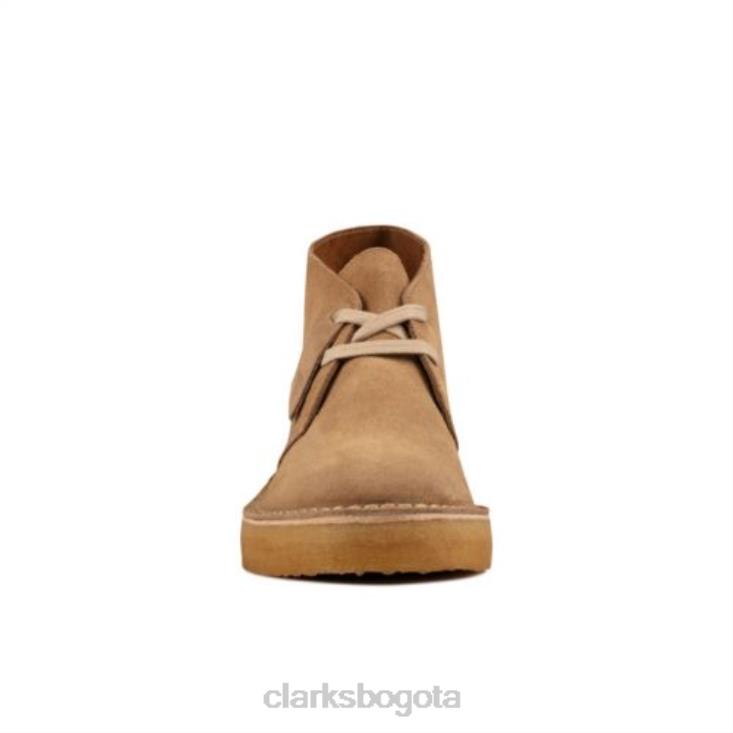 Clarks 0DX8L4176 clarks ante arena oscuro arisa desert unisexo gamuza arena oscura