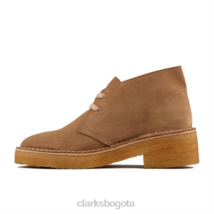 Clarks 0DX8L4176 clarks ante arena oscuro arisa desert unisexo gamuza arena oscura