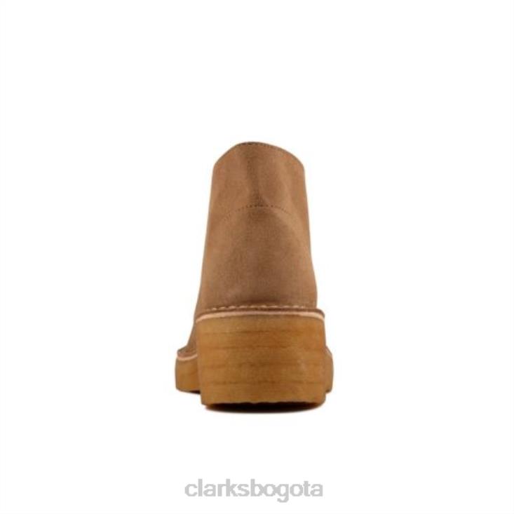 Clarks 0DX8L4176 clarks ante arena oscuro arisa desert unisexo gamuza arena oscura