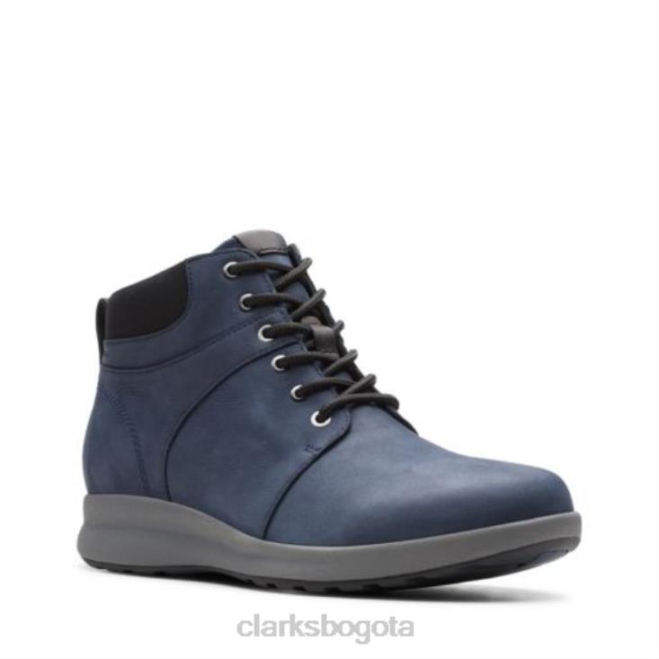 Clarks 0DX8L4181 un adorn walk clarks azul marino nubuck unisexo nubuck azul marino