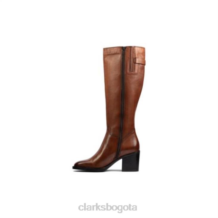 Clarks 0DX8L4183 mascarpone2 up clarks cuero tostado unisexo cuero marrón