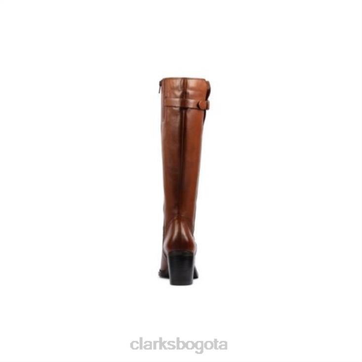 Clarks 0DX8L4183 mascarpone2 up clarks cuero tostado unisexo cuero marrón