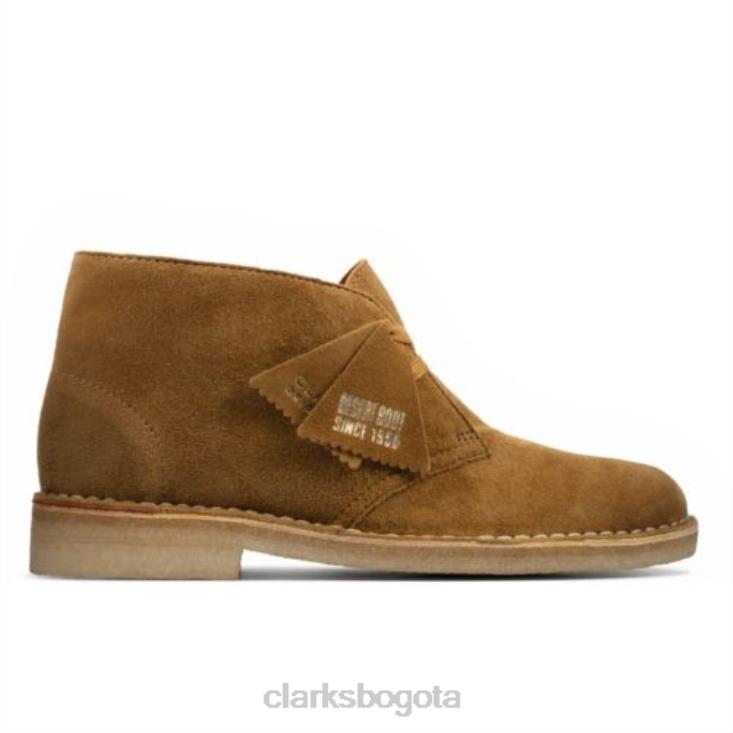 Clarks 0DX8L4185 botas safari de gamuza color canela clarks mujer gamuza color canela