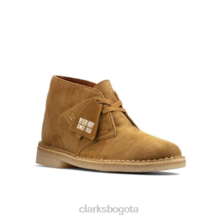 Clarks 0DX8L4185 botas safari de gamuza color canela clarks mujer gamuza color canela