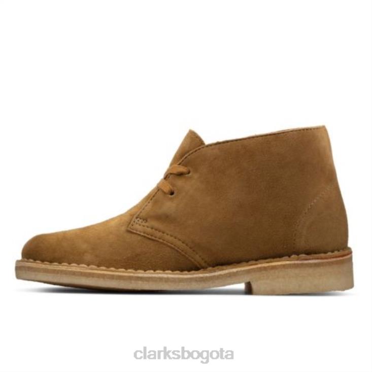 Clarks 0DX8L4185 botas safari de gamuza color canela clarks mujer gamuza color canela
