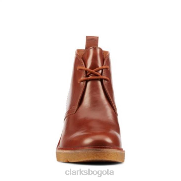 Clarks 0DX8L4188 clarks cuero tostado oscuro clarkford d bt unisexo cuero bronceado oscuro