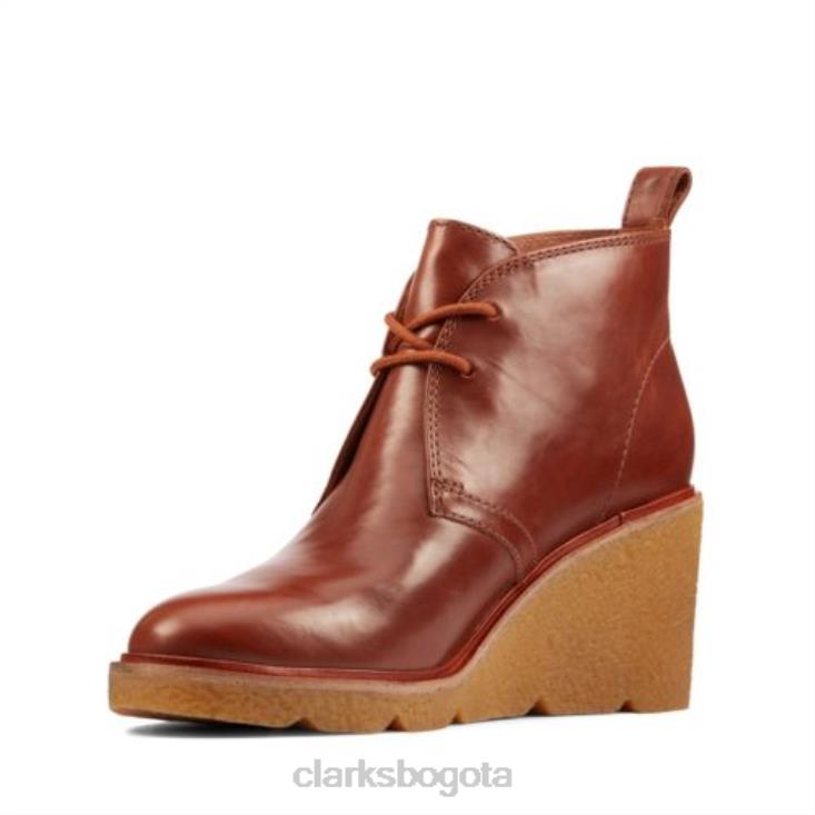 Clarks 0DX8L4188 clarks cuero tostado oscuro clarkford d bt unisexo cuero bronceado oscuro