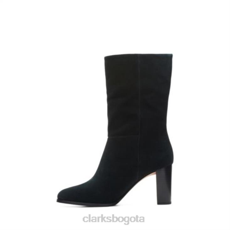 Clarks 0DX8L4189 karamo mid clarks ante negro unisexo ante negro