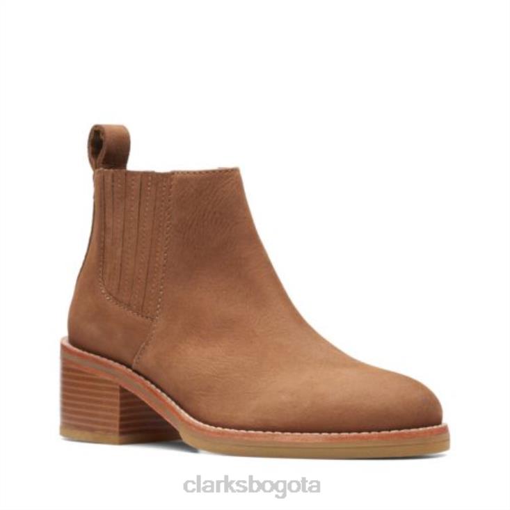 Clarks 0DX8L4190 clarks de gamuza color canela claro con top de colonia unisexo gamuza color canela claro