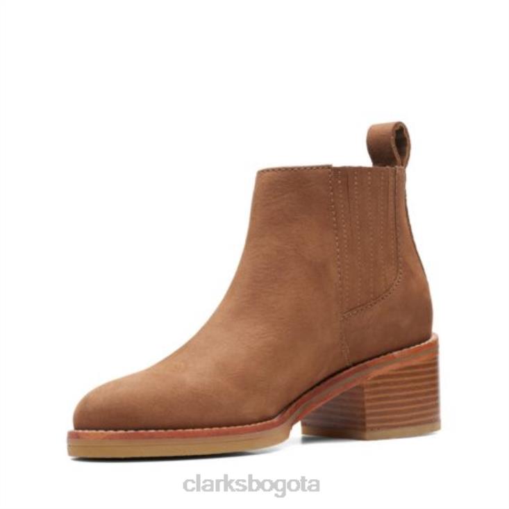 Clarks 0DX8L4190 clarks de gamuza color canela claro con top de colonia unisexo gamuza color canela claro