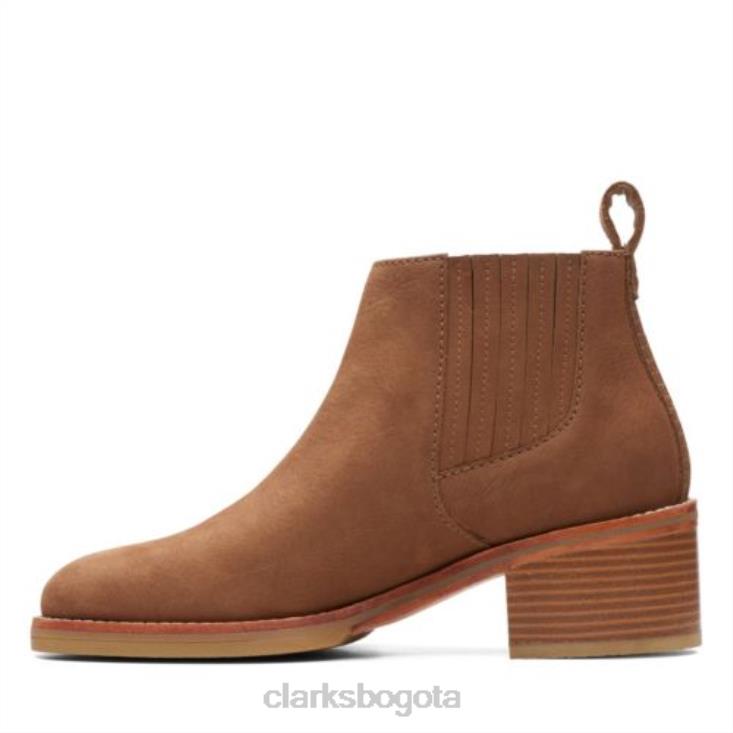Clarks 0DX8L4190 clarks de gamuza color canela claro con top de colonia unisexo gamuza color canela claro