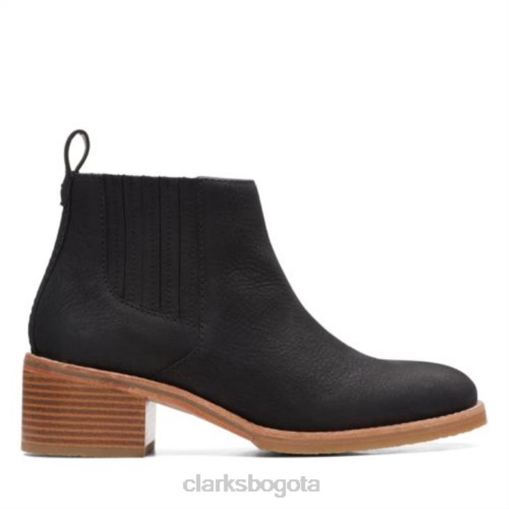 Clarks 0DX8L4194 clarks colonia top nobuk negro unisexo nubuck negro