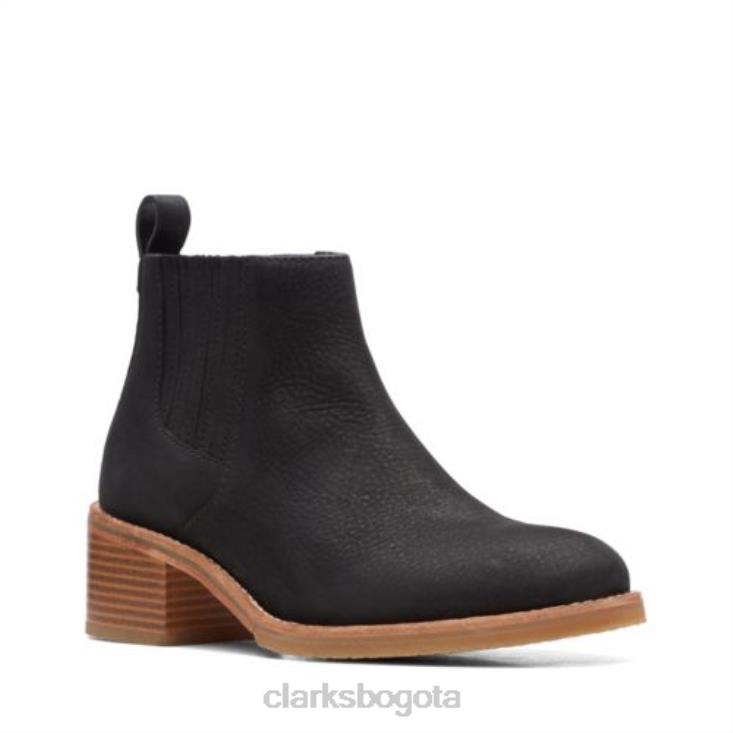 Clarks 0DX8L4194 clarks colonia top nobuk negro unisexo nubuck negro