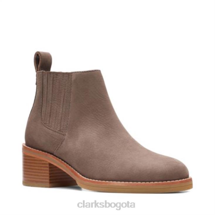 Clarks 0DX8L4196 top de colonia color topo oscuro clarks unisexo gris pardo oscuro