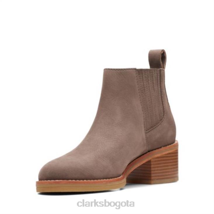 Clarks 0DX8L4196 top de colonia color topo oscuro clarks unisexo gris pardo oscuro