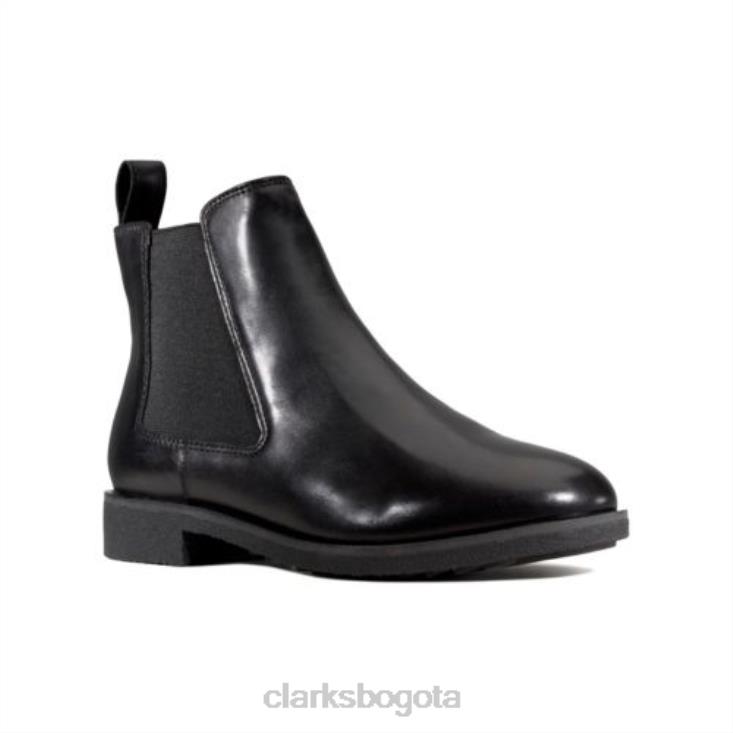 Clarks 0DX8L4199 griff plaza clarks cuero negro unisexo cuero negro