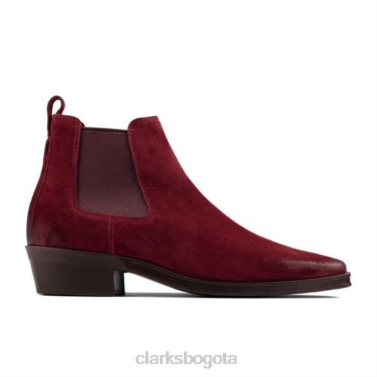 Clarks 0DX8L4205 clarks alcina top merlot ante unisexo ante merlot