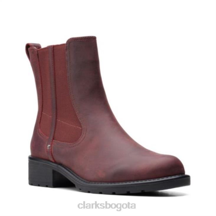 Clarks 0DX8L4206 clarks de cuero orinoco club merlot unisexo cuero merlot